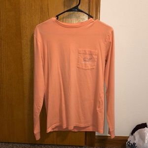vineyard vines coral long sleeve